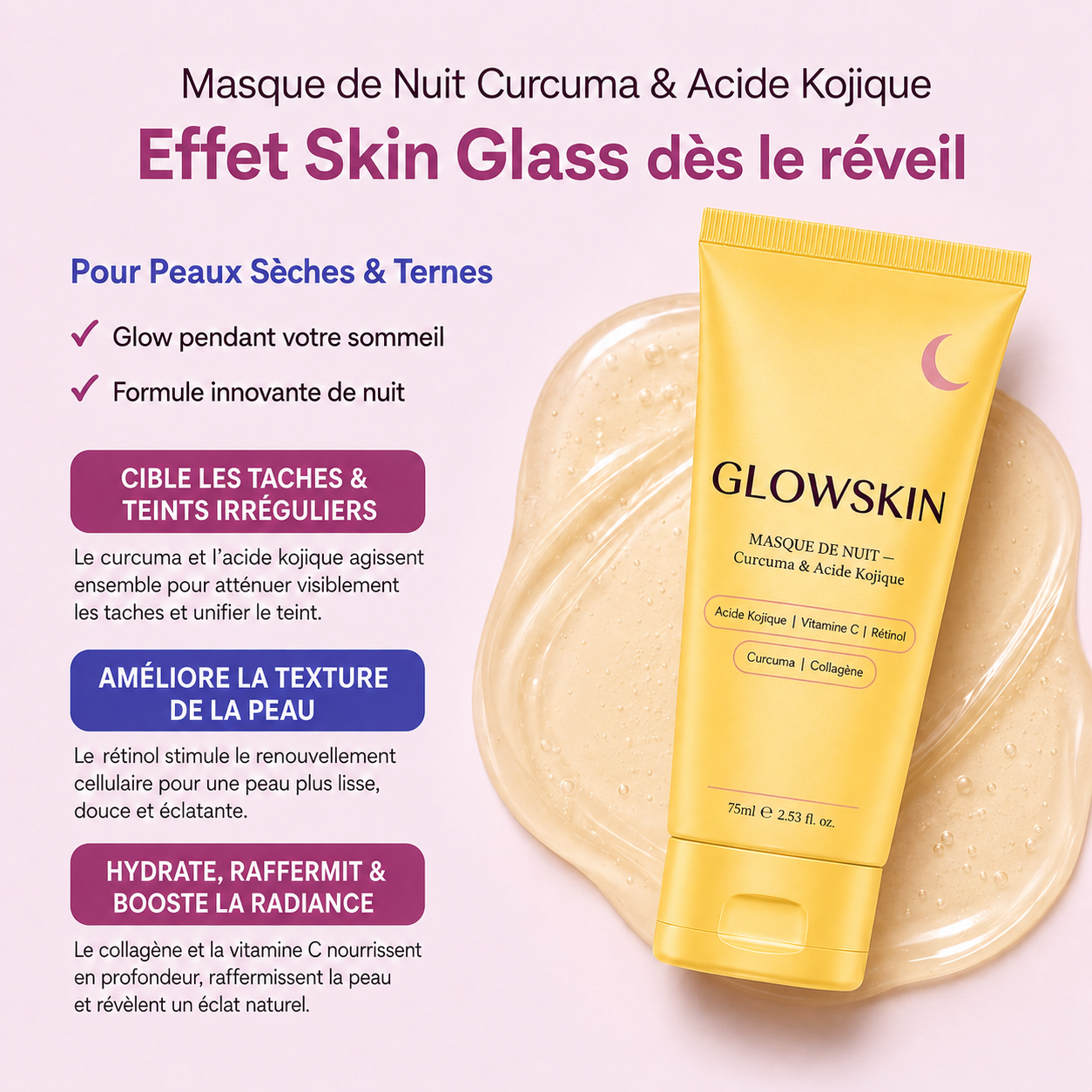 GLOWSKIN Night Mask — Anti-Taches & Hyperpigmentation